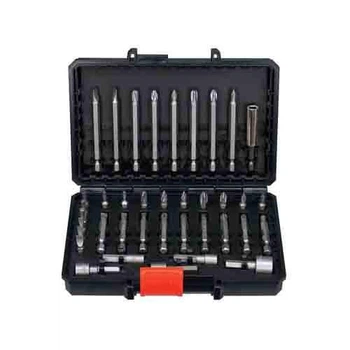 Набор бит и сверл BLACK+DECKER, Phillips, Slotted, Pozidriv, Torx, PH0, PH1, PH2, PH3, SL4, SL5, SL6, Pz1, Pz2, Pz3, Тx10,