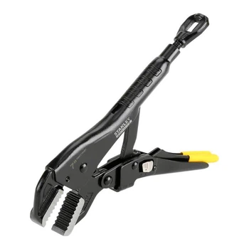 Захват регульований STANLEY "FatMax®", з фіксатором, з прямими губками, 180 мм. (FMHT0-75467)