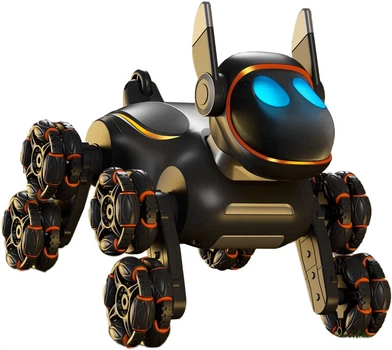 Интерактивная игрушка SODEEP Voice Intelligent Remote-Control Mechanical Dog Собака на радиоуправлении Черная (100176543546)