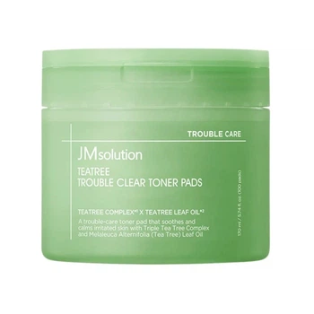 Пэды для лица JMsolution Tea Tree Trouble Clear Toner Pads, 100шт