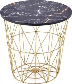 Столик Halmar Harissa G 41 см Чорна (5905248125568)