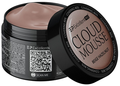 Żel budujący do paznokci Excellent Pro Cloud Mousse Beige Hazelnut 50 g (5903900446488)