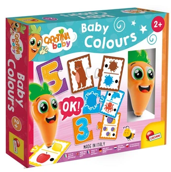 Gra planszowa edukacyjna Lisciani Carotina Baby Kolory (8008324107292)