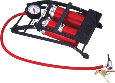 Pompa nożna Shen Feng z manometrem i 2 cylindrami 4.8 barów (SF8705D)