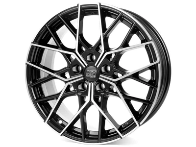 Диск MSW 74 Gloss Black Full Polished R19 W8.0 PCD5x108 ET45 DIA73.1