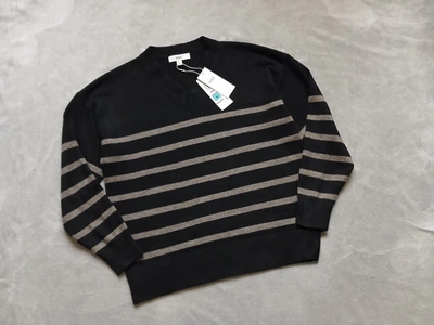 Джемпер мужской Marks & Spencer черный в полоску р. M (200008342)