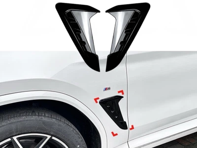 Жабры на крылья BMW X3 G01 / X4 G02 2018- 2шт. для BMW X3 G01 2018-2024 (3957)
