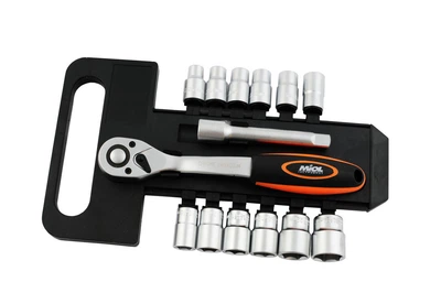 Набор инструмента Miol 1/2" 14 ед. на планке (58-145)