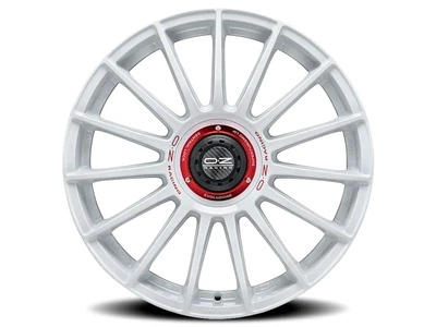 Диск OZ Superturismo Evoluzione WRC Race White - Red Lettering R18 W8.0 PCD5x114.3 ET45 DIA75.0