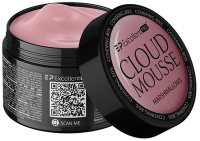 Żel budujący do paznokci Excellent Pro Cloud Mousse Marshmallows 50 g (5903900445924)