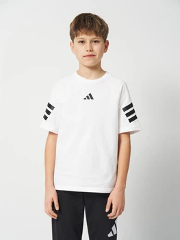 Детская футболка Adidas Future Icons 3 KC1965 134-140 см White (4068819892168)