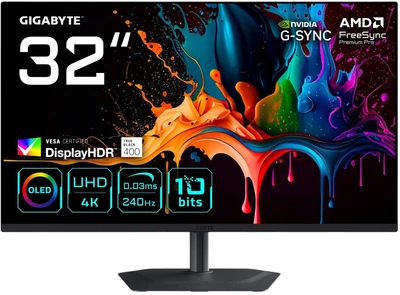 Монитор 31.5" Gigabyte MO32U2 Gaming Monitor