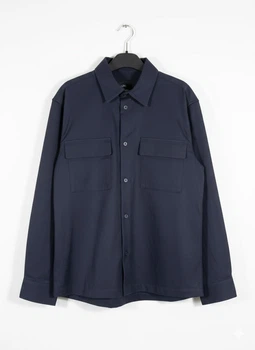 Рубашка H&M M Темно-синий 1206841