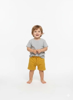 Шорти H&M 74 Гірчичний 1159367
