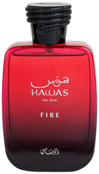 Парфумована вода для чоловіків Rasasi Hawas Fire 100 мл (614514178065)