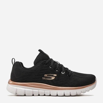 Жіночі кросівки Skechers Graceful Get Connected 12615-BKGD 37.5 Чорні (196989392967)