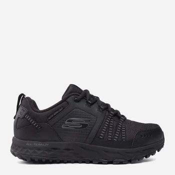 Buty trekingowe męskie skórzane Skechers Escape Plan 51591-BBK 45.5 Czarne (192283736292)