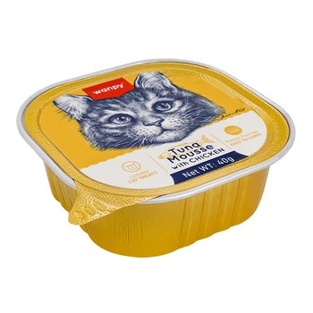 Консерви для котів Wanpy Tuna&Chicken тунець курка, мус 40 г