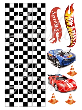 Декор на торт Хот Вілс Hot Wheels вафельний папір для торта їстівний друк на вафельному папері харчова вафельна картинка А4 25032642023