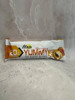 Батончик YummY FitWin абрикос і шоколад без цукру, 55 г
