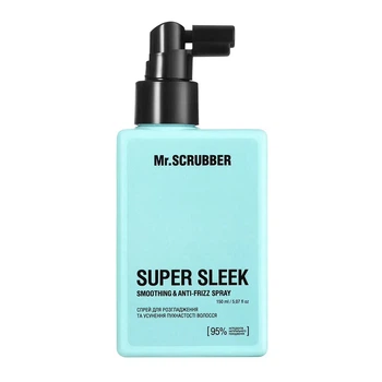 Спрей для розгладження та усунення пухнастості волосся Super Sleek Mr.SCRUBBER 150мл