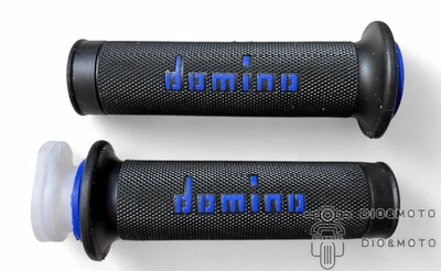 Грипси (ручки керма) універсальні #5 "DOMINO" (чорно‑сині)