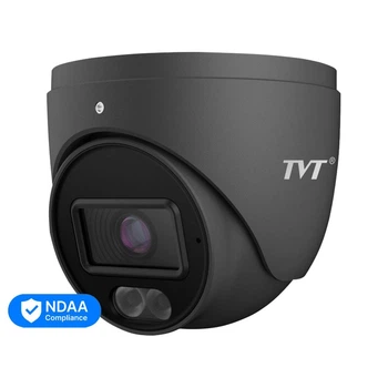 IP-видеокамера 4Mp TVT TD-9544S4L-C(D/PE/AW1) Black f=2.8mm, ИК+LED-подсветка, с микрофоном (77-00381)