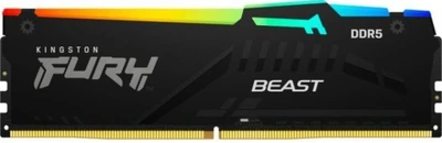 Kingston Пам'ять ПК Kingston DDR5 16GB 6000 FURY Beast RGB EXPO