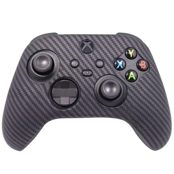 Силиконовый чехол для геймпада Xbox Series S / X (черный карбон)
