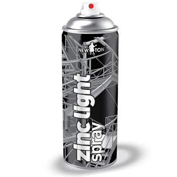 Эмаль New Ton Zinc Light Spray антикоррозионная цинковая светлая 400 мл