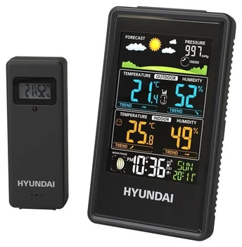 Stacja pogodowa Hyundai WS2350 Black (HY-WS2350)