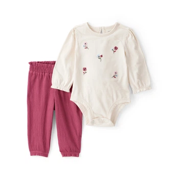 Комплект Carter's 2в1 боді, штани для дівчинки 55-61 см (1T270710_3M)