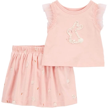 Комплект Carter's 2в1 кофта спідниця для дівчинки 72-76 см (1Q567110_12M)