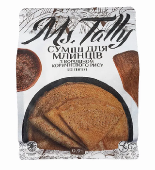 Смесь для блинов мини с мукой коричневого риса. 900 г, TM Ms.Tally