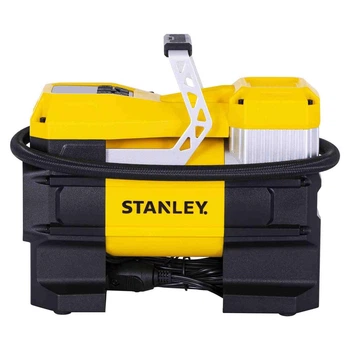 Компресор автомобільний STANLEY, продуктивність 23 л/хв, напруга 12 В, максимальний тиск 10 бар, вага 1.1 кг (SXIF0001)