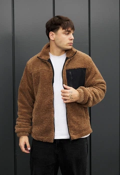 Хутряна куртка Staff mo brown S (TNT0141)
