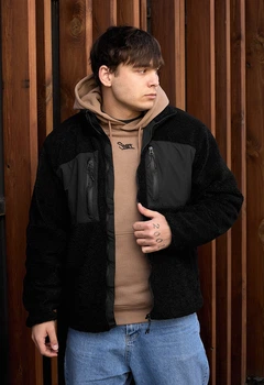 Хутряна куртка Staff zelm black XS (UKK0155)