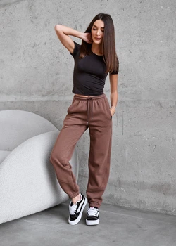 Жіночі спортивні штани Staff of brown fleece XS