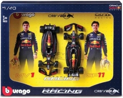 Набір металевих моделей автомобілів Bburago Red Bull RB20 2024 1:43 38099 (4893993380992)