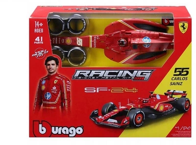 Металева модель автомобіля Bburago Ferrari Formula SF-24 C. Sainz 1:24 26859 (4893993268597)