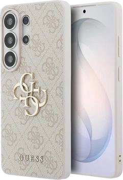 Панель Guess 4G Big Metal Logo для Samsung Galaxy S26 Ultra Pink (3666339613778)