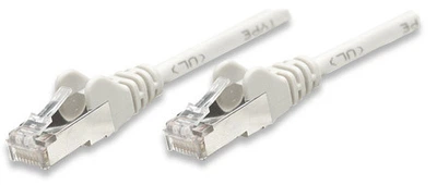 Патчкорд FTP Cat.5e (2.0м сірий), Intellinet, Біметал, ССА