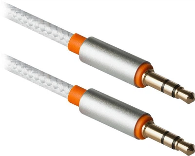 Кабель AUX Audio TRS M/M 1.2м JACK01-03 белый Defender