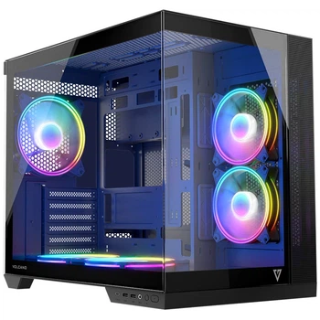 Корпус Modecom VOLCANO PANORAMA APEX ARGB 5F MIDI СІРІЙ без Блок живлення ATX
