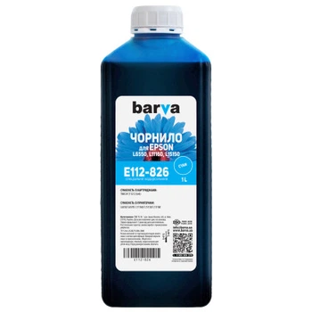 Чернила Barva Epson 112 1л cyan