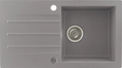 Zlew kuchenny Kernau KGS A 50 1B1D Grey Metallic