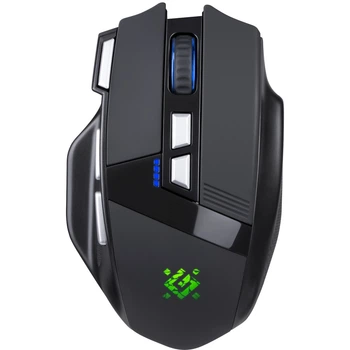 Мышка Defender Knight GM-885, беспроводная, игровая, 8кн., 3200 dpi., 400 mAh, черная