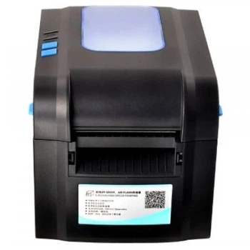 Печатка этикеток Xprinter XP-370B (термопечать, 152 мм/с, лента 82 мм, 203 DPI, USB+Serial, черный)