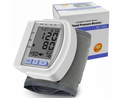 Тонометр на запястье Automatic Blood Pressure102 автоматический большой дисплей