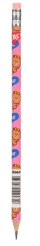 Олівець графітовий YES 280644 HB Line Friends.Heroes, з ластиком (36) /280644/